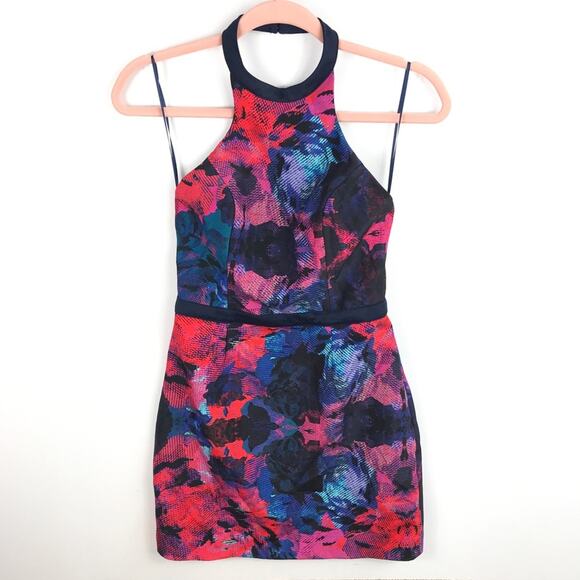 Finders Keepers Dress Floral Halter mini  Size XS - Picture 4 of 10